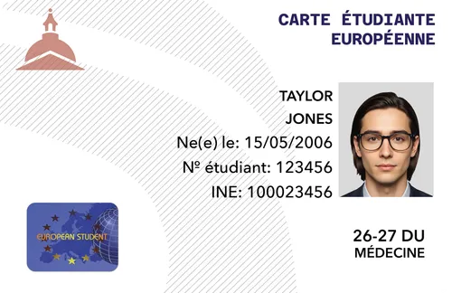 European Student Card — novelty ID card