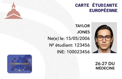 European Student Card — Front