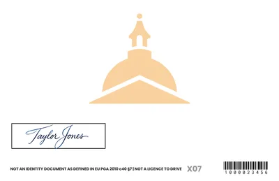 European Student Card — Back